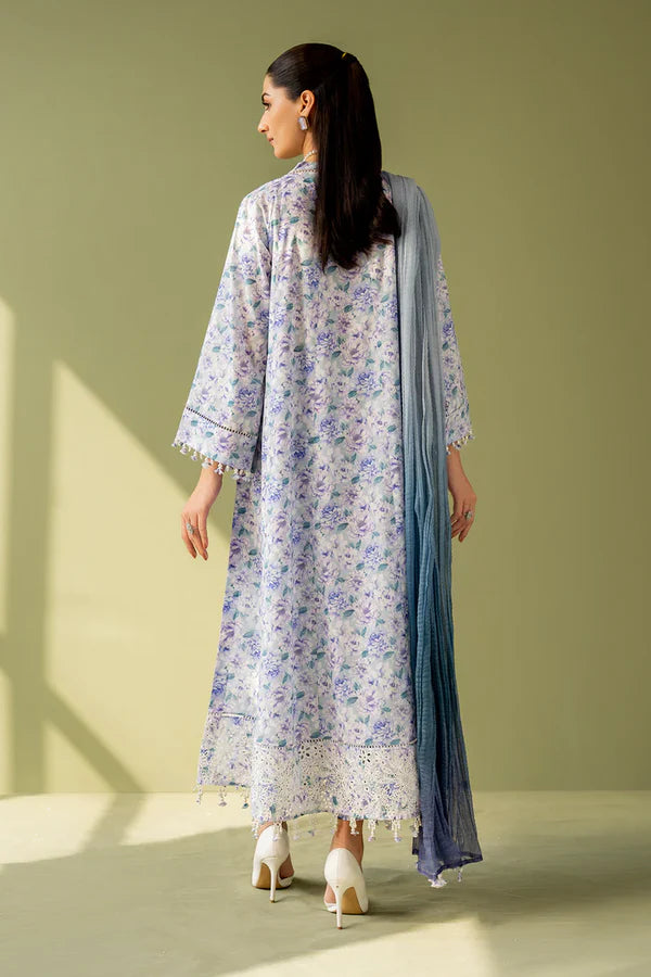 Baroque | Stitched 25 | EMBROIDERED PRINTED LAWN UF