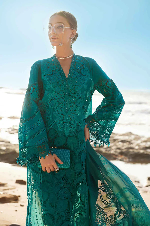 Maria B | Lawn | 3 Piece Embroidered Organza Lawn Suit | EID LAWN