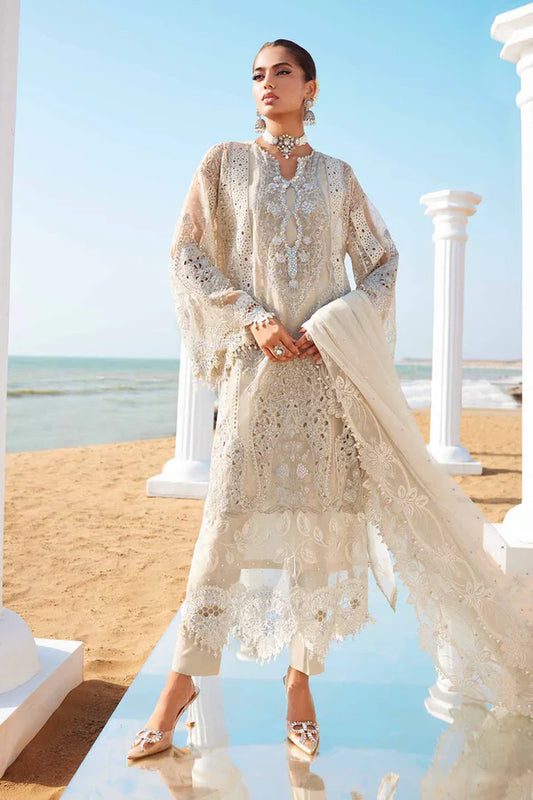 Maria B | Lawn | 3 Piece Embroidered Organza Suit