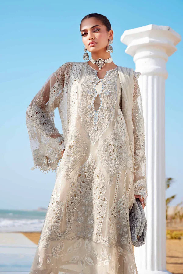 Maria B | Lawn | 3 Piece Embroidered Organza Suit