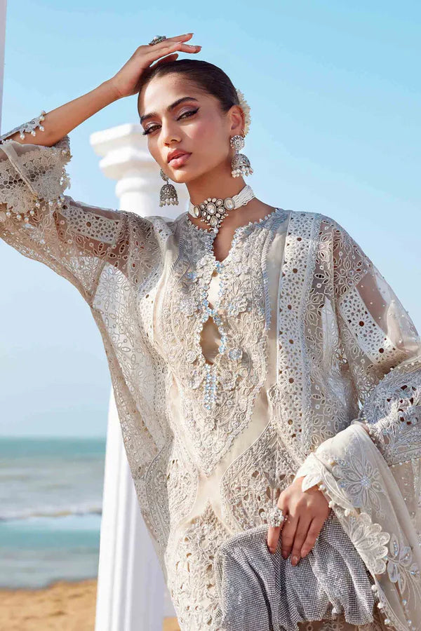 Maria B | Lawn | 3 Piece Embroidered Organza Suit