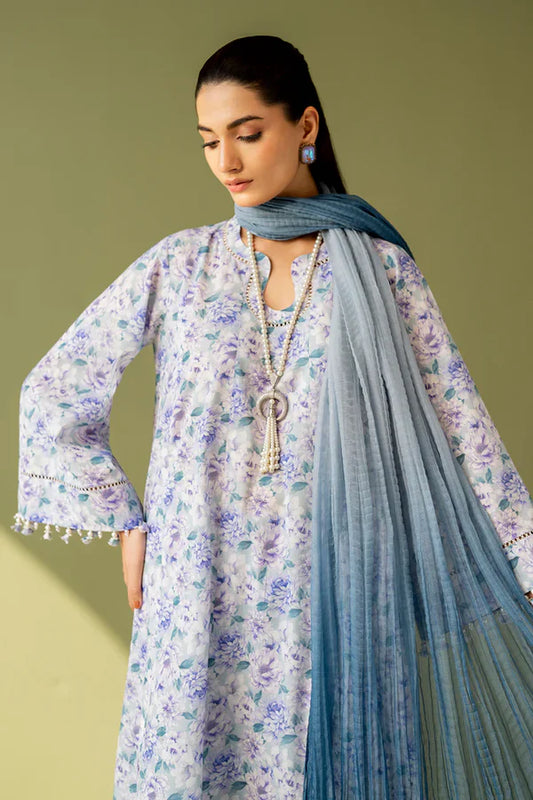 Baroque | Stitched 25 | EMBROIDERED PRINTED LAWN UF