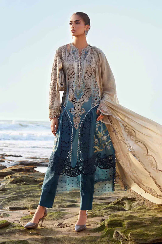 Maria B | Lawn | 3 Piece Embroidered Lawn Suit