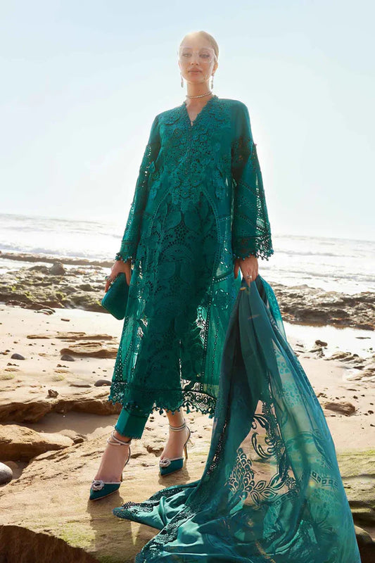 Maria B | Lawn | 3 Piece Embroidered Organza Lawn Suit | EID LAWN
